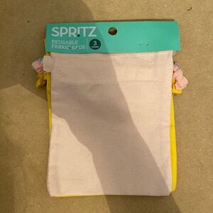 NWT Spritz reusable fabric bags 3 count